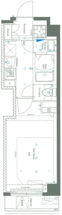 AZEST中板橋 4階階 間取り