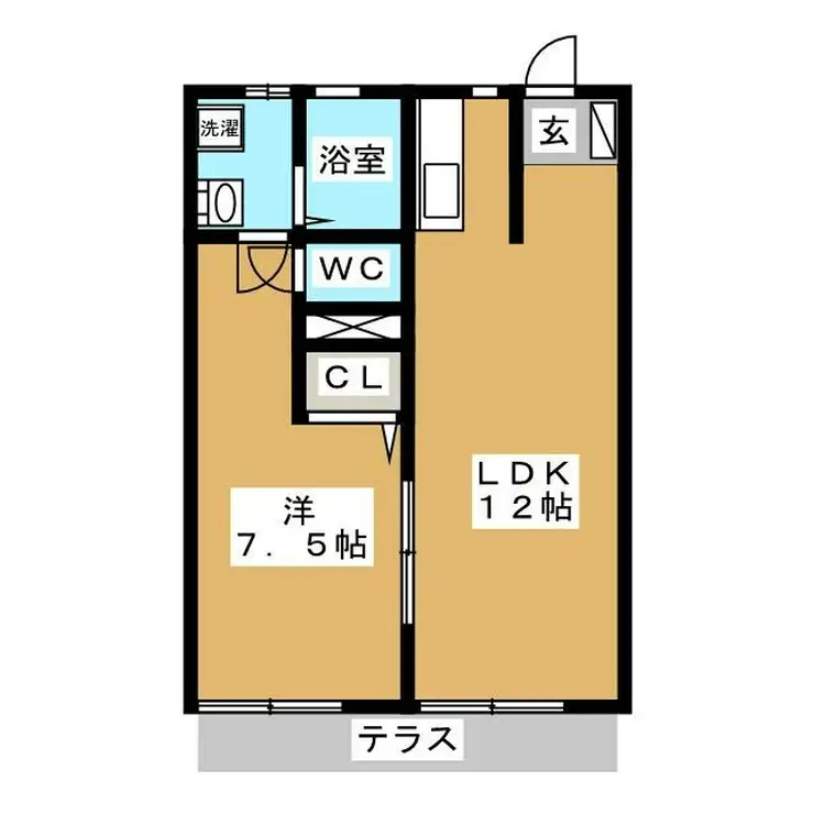ブライトI 1階階 間取り