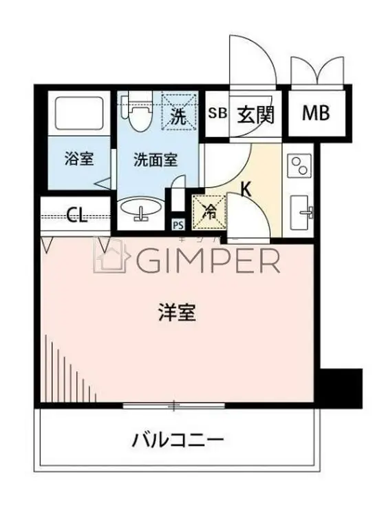 ガラ・グランディ西新宿 7階階 間取り