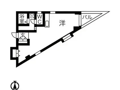 MAISON MIRABELLE(1K/1階)の間取り写真
