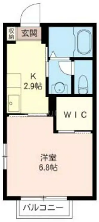 パンディオン 1階階 間取り