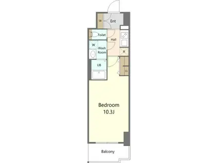 S-RESIDENCE岐阜駅(1K/8階)の間取り写真