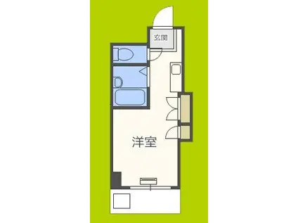 ピア土江PARTII(ワンルーム/2階)の間取り写真