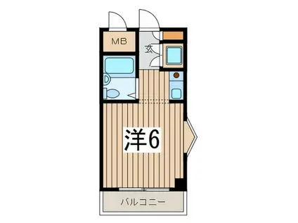 シェーンブルン瀬谷(ワンルーム/3階)の間取り写真