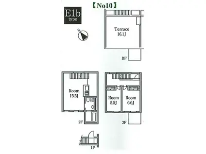 IL CIELO LA FORESTA(2LDK/1階)の間取り写真