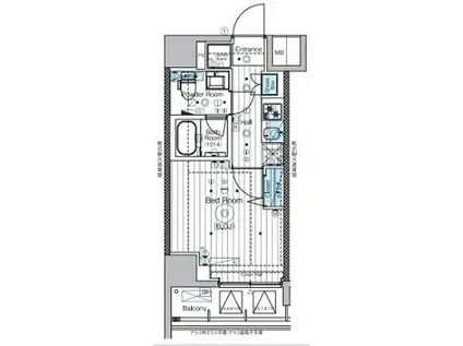 MAXIV横浜吉野町TRE(1K/10階)の間取り写真