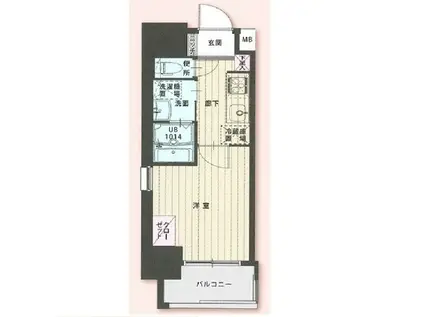 MARK AVENUE TOWER 久留米(1K/5階)の間取り写真