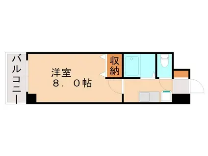 ニューライフ園田(1K/1階)の間取り写真