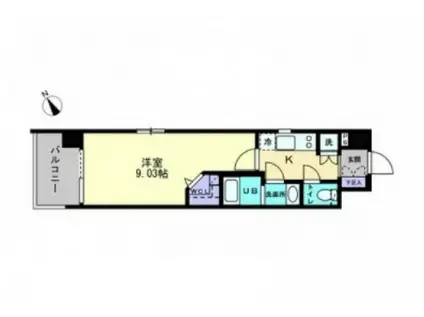 プレディアスタイル紙屋町(1K/4階)の間取り写真