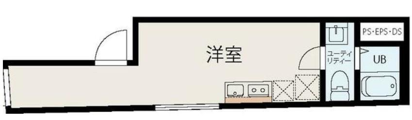 YS COURT NAKAI(ワンルーム/3階)の間取り写真