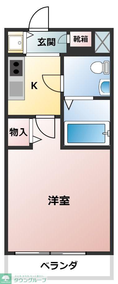 スカイコート本郷東大前第3(1K/12階)の間取り写真