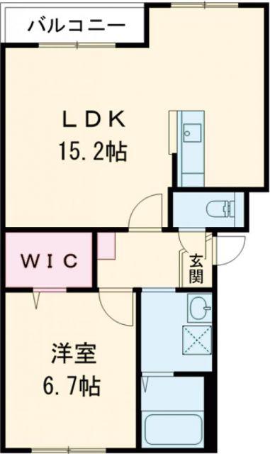 グランツ(1LDK/4階)の間取り写真