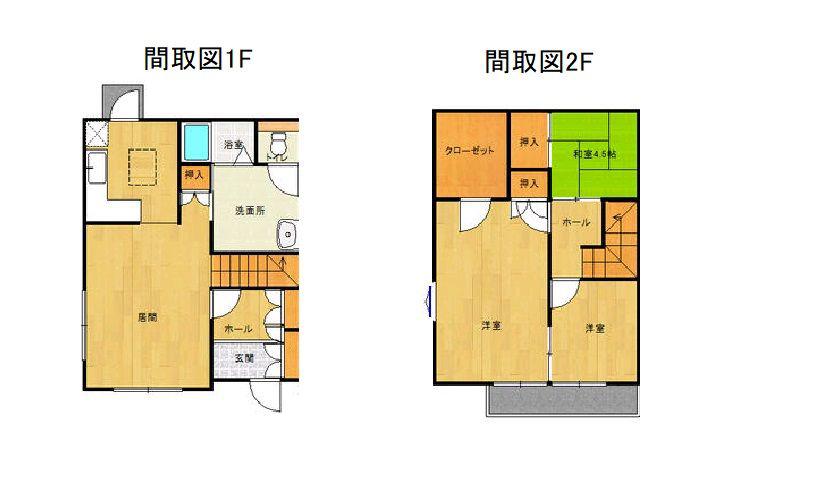 フレグランス(3LDK/1階)の間取り写真