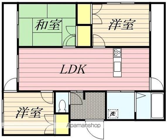 エクセレント神宮(3LDK/1階)の間取り写真