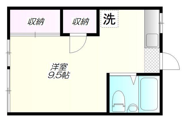 ESPERANZA HATSUDAI(ワンルーム/3階)の間取り写真