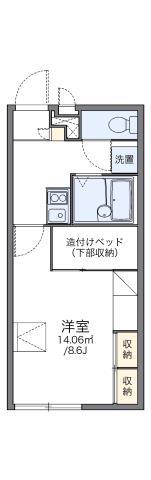 レオパレス和(1K/1階)の間取り写真