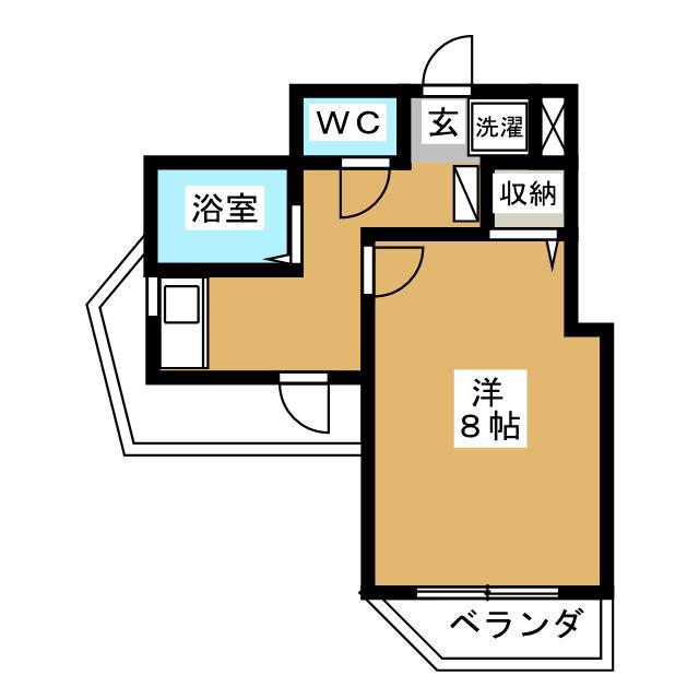 アイル阿佐谷弐番館(1K/4階)の間取り写真