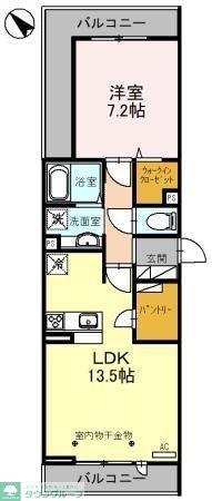 フェリーチェ(1LDK/3階)の間取り写真