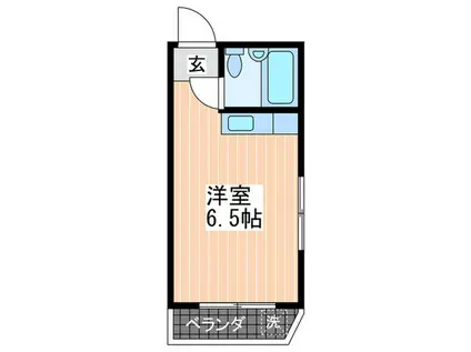 イレブンマンション(ワンルーム/2階)の間取り写真