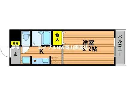 グランドライフJK(1K/5階)の間取り写真