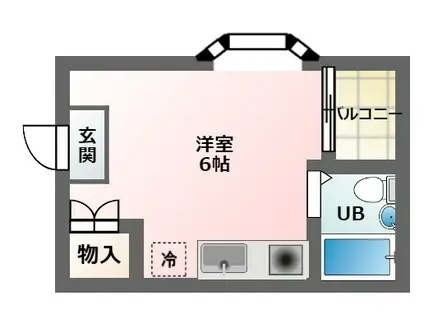 プレアール駒川(ワンルーム/5階)の間取り写真