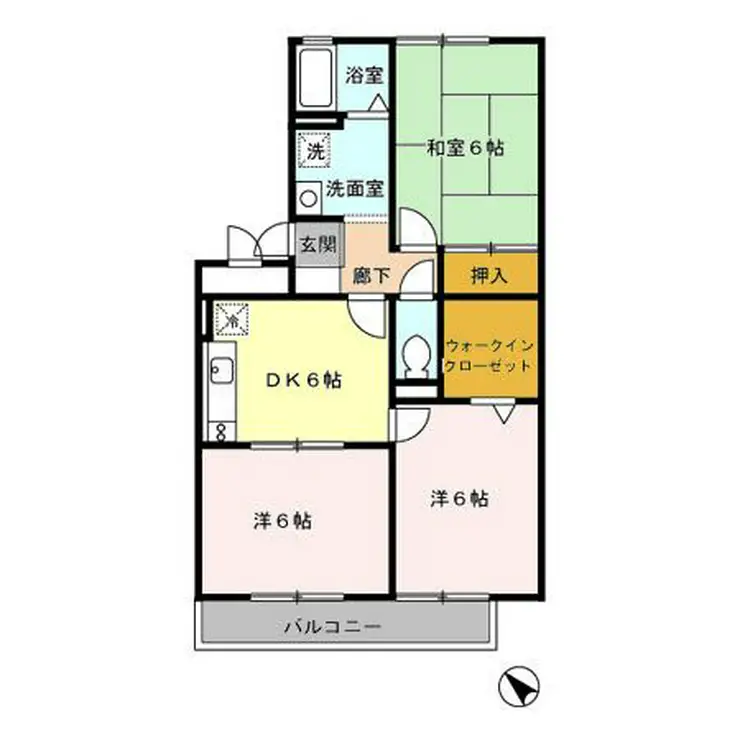 シャネル I &S 2階階 間取り