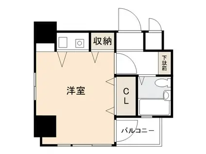 ダイアパレス中央町(ワンルーム/3階)の間取り写真