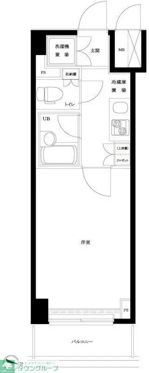 ルーブル大森山王 2階階 間取り