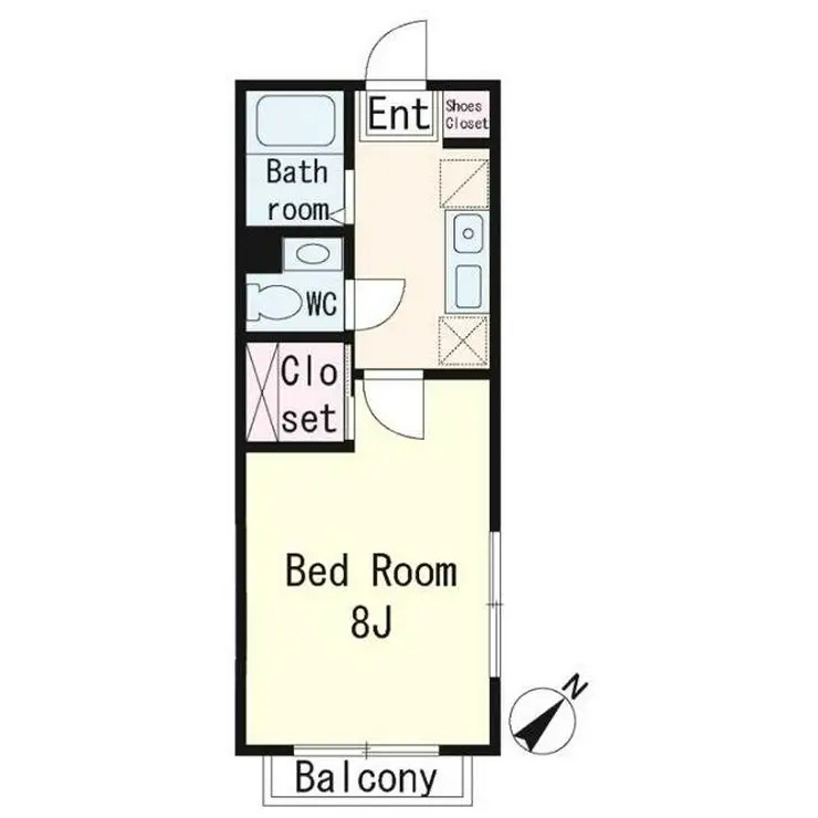 SEA FLAT 1階階 間取り