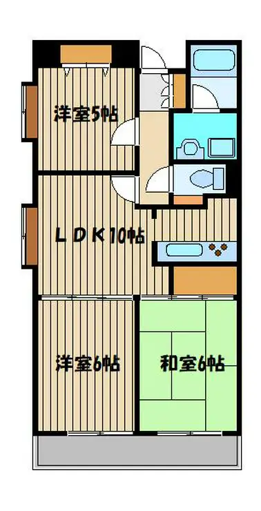 メインステイ関町 3階階 間取り