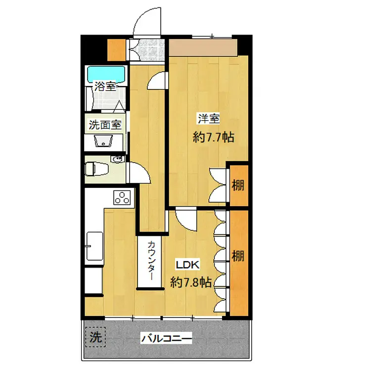 早稲田永谷マンション 5階階 間取り
