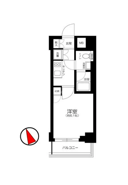 プレール・ドゥーク銀座EASTIII 8階階 間取り