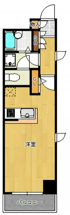 ベスト伊勢佐木長者町 5階階 間取り