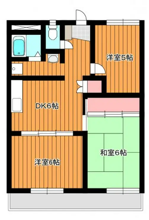東和ロイヤルハイツ 5階階 間取り