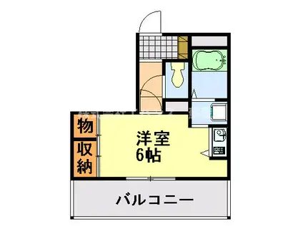 RICHEヤマダ(ワンルーム/7階)の間取り写真