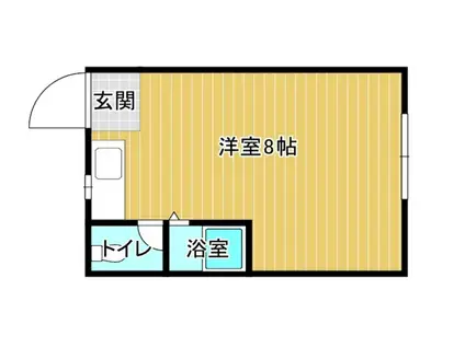 清水丘マンション(ワンルーム/1階)の間取り写真