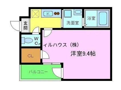 フジパレス鳳中町 1番館(1K/2階)の間取り写真