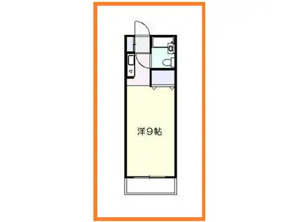 エスポワールみどり(1K/2階)の間取り写真