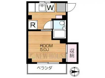 東武練馬IMAハウス(1K/2階)の間取り写真