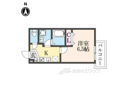 ジーメゾン十条ウエスト(1K/3階)の間取り写真