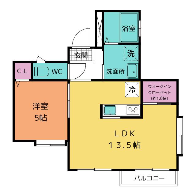 LA・LOIRE(1LDK/3階)の間取り写真