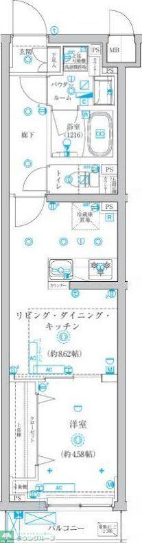 アーバンパーク成増II(1LDK/2階)の間取り写真