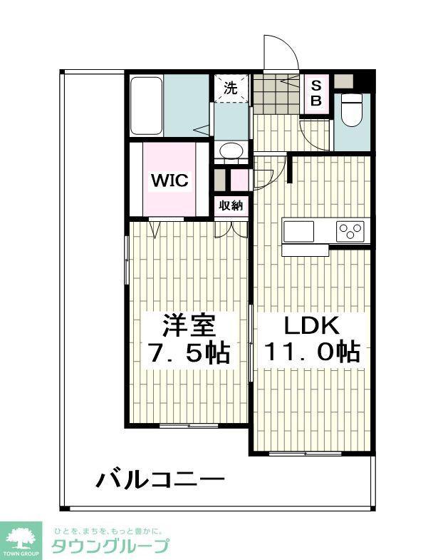 MAISON DE ESPOIR(1LDK/3階)の間取り写真