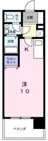 KDXレジデンス神宮前(ワンルーム/11階)の間取り写真
