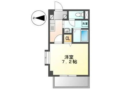クレセール新栄(1K/3階)の間取り写真