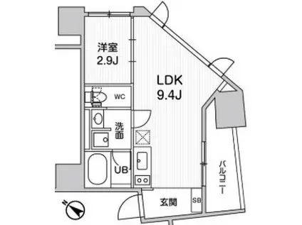 NIDO SUGAMO(1LDK/3階)の間取り写真