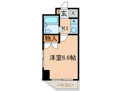 シェモアSASAKI(1K/2階)の間取り写真