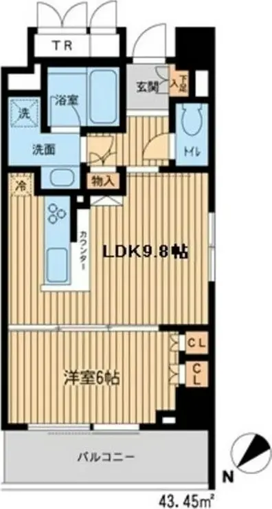 HF新横浜レジデンス 3階階 間取り