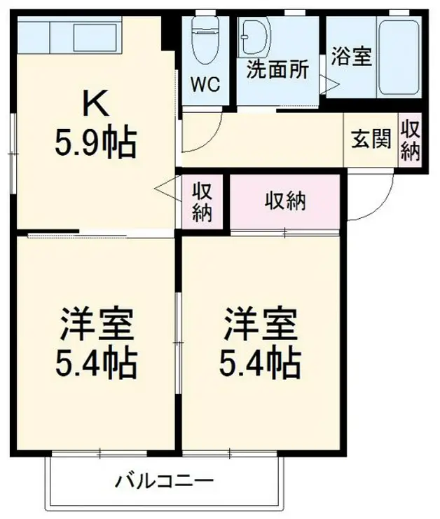 プレミール 2階階 間取り