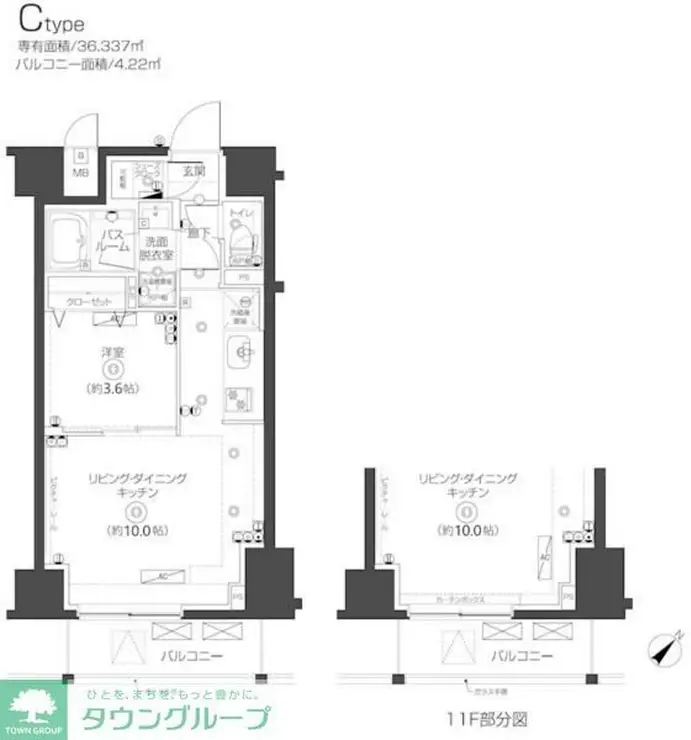 ZOOM志村坂上 4階階 間取り